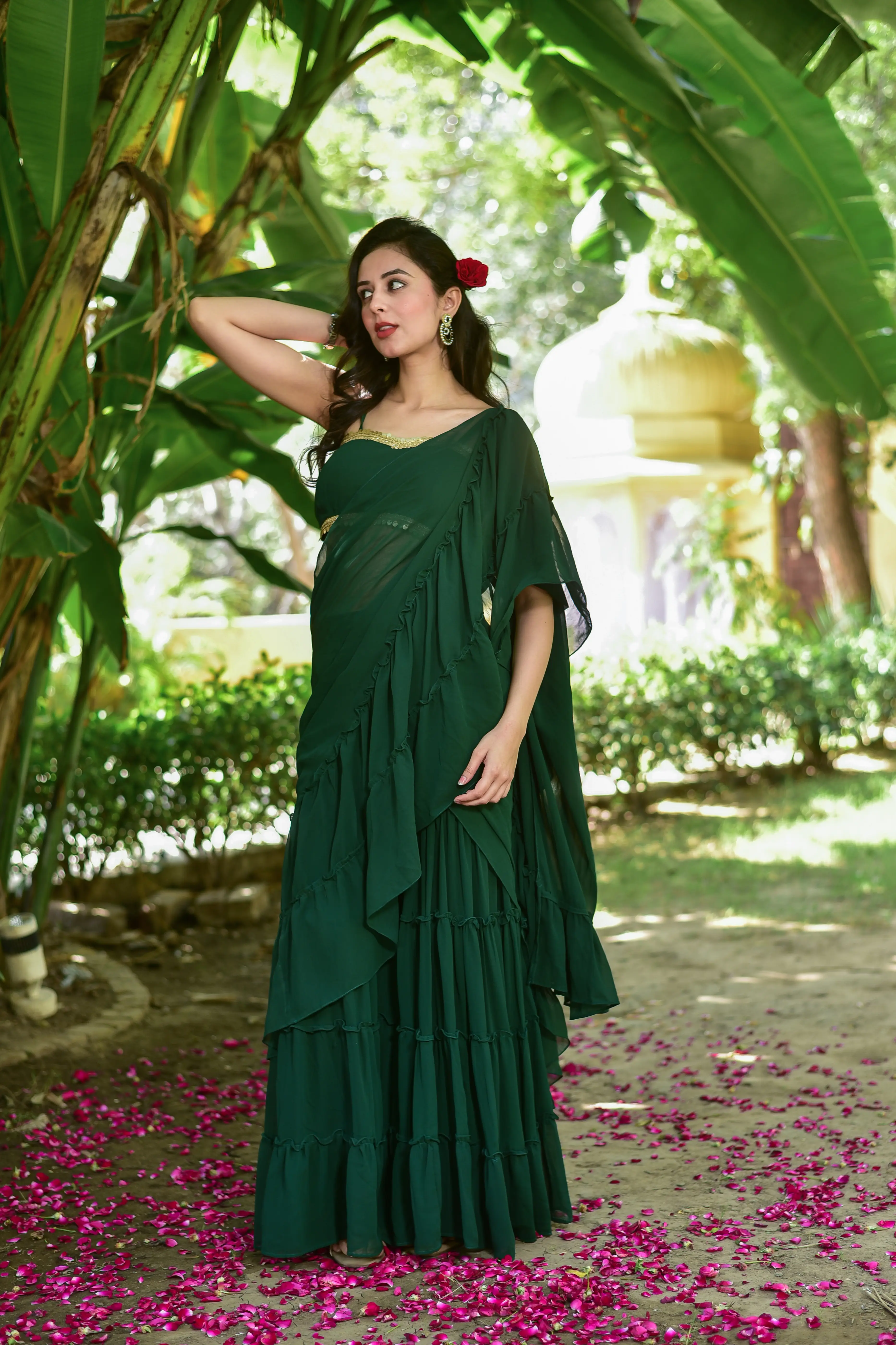 bottle_green_georgette__SJ066_3